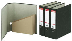 Esselte Iratrendező és iratpapucs egyben, 75 mm, A4, karton, márványos, ESSELTE, fekete (E36057) - fapadospatron