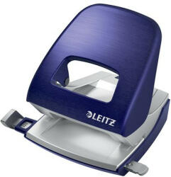 Leitz Lyukasztó, kétlyukú, 30 lap, fém, LEITZ "Nexxt Style, titánkék (E50060069) - fapadospatron