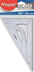 Maped Háromszög vonalzó, műanyag, 60°, 21 cm, MAPED "Geometric (IMA242621) - fapadospatron