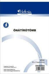 Victoria Paper Önátírótömb, A5, 50x3 lap, VICTORIA PAPER 50 garn (ONVA5503)