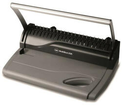 GBC Spirálozógép, fém és műanyag spirálkötéshez, manuális, 125 lap, GBC "MultiBind 208 (GBC4400110) - fapadospatron