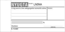 Victoria Paper Nyomtatvány, nyugta egysoros, 50x2, VICTORIA PAPER "B. 15-40", 20 tömb/csomag (NVB1540U) - fapadospatron