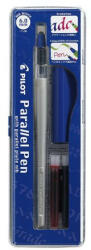 Pilot Töltőtoll, 0, 5-6 mm, kék kupak, PILOT "Parallel Pen (PPP60) - fapadospatron