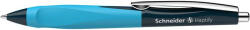 Schneider Golyóstoll, 0, 5 mm, nyomógombos, sötétkék-ciánkék színű tolltest, SCHNEIDER "Haptify", kék (TSCHAPSKK) - fapadospatron