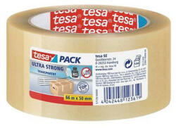 tesa Csomagolószalag, 50 mm x 66 m, TESA "Ultra Strong", átlátszó (TESCS57176) - fapadospatron