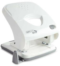 Rapesco Lyukasztó, kétlyukú, 40 lap, könnyített lyukasztás, antibakteriális, RAPESCO "ECO X5", fehér (IR1526) - fapadospatron