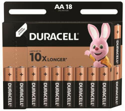 Duracell Elem, AA ceruza, 18 db, DURACELL "Basic (DUELAA18) - fapadospatron