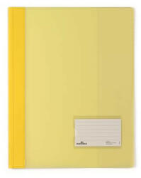 DURABLE Gyorsfűző, A4, extra erős, széles, DURABLE, sárga (DB268004) - fapadospatron