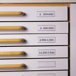 DJOIS Címketartó zseb, 30x150 mm, öntapadó, fiókhoz, 3L, 10db/csomag (3L7530)