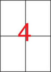 APLI Etikett, 105x148 mm, poliészter, időjárásálló, fehér, APLI, 80 etikett/csomag (LCA1227) - fapadospatron