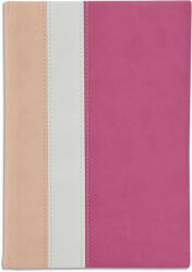 TopTimer Naptár, tervező, B5, heti, TOPTIMER "Fashion", rózsaszín-fehér-mályva (NKF011RFM) - fapadospatron