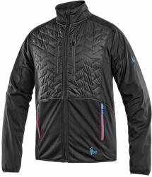 CXS Férfi átmeneti kabát CXS LEONIS - Fekete / kék / piros | 2XL (1290-167-817-96)