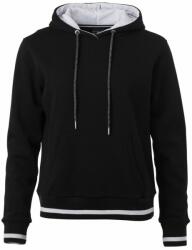 James & Nicholson (Daiber) Club női kapucnis felső JN777 - Fekete / fehér | 2XL (1-JN777-1767513)