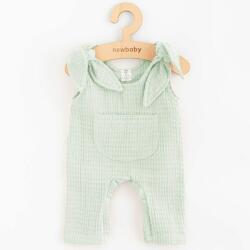 NEW BABY Baba muszlin kantáros nadrág New Baby Comfort clothes zsálya színű - babyboxstore - 8 830 Ft