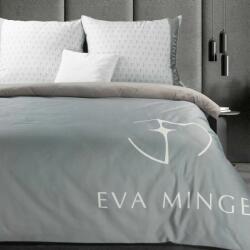 Eurofirany Silk7 Eva Minge mako-szatén ágyneműhuzat logóval Ezüst 160x200 cm - 70x80 cm 2db