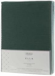 Eurofirany Adela jersey pamut gumis lepedő Sötétzöld 180x200 cm +30 cm