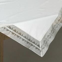 Eurofirany Mabel exkluzív asztalterítő Fehér 80x80 cm