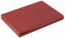 Eurofirany Dina pamut-szatén lepedő Piros 220x210 cm