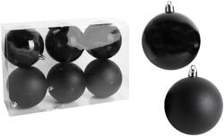  Kd. Gömb 6db-os Kiszerelés Fekete 2s 10cm (5996524282754)