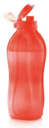 Tupperware Öko palack 2000 ml (2 liter), Kipattintós-csavaros kupakkal + füllel, Piros színű - Tupperware