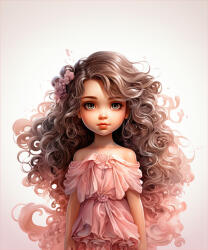 Takoy Takoy jersey PANEL 50x60 cm pink princess