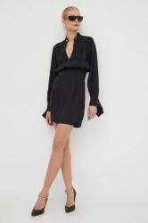 Elisabetta Franchi ruha fekete, mini, testhezálló - fekete 36 - answear - 222 990 Ft