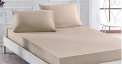 BAOLY Cearceaf de pat cu elastic din Jersey 100 x 200 cm, bej