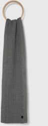 AllSaints sál gyapjú keverékből szürke, sima - szürke Univerzális méret - answear - 24 990 Ft