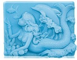 Bulgarian Rose Săpun de glicerină Sirena de mare - Bulgarian Rose Glycerin Fragrant Soap Blue Mermaid 100 g