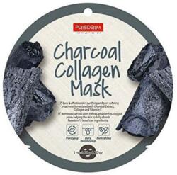 Purederm Mască cu colagen pentru față - Purederm Charcoal Collagen Mask 20 g