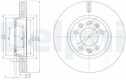 DELPHI Disc frana DELPHI BG4084 - piesa-auto