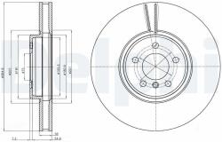 DELPHI Disc frana DELPHI BG9092C - piesa-auto