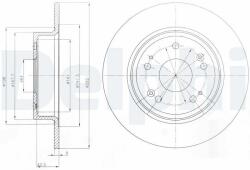 DELPHI Disc frana DELPHI BG4249 - piesa-auto