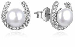  MOISS Bájos ezüst fülbevaló gyöngyökkel és cirkónium kövekkel E0003103 - mall