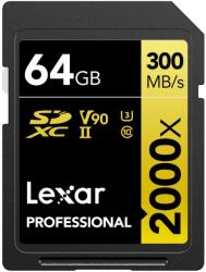 Lexar Professional 2000x microSDXC 64GB C10/UHS-II (LSD2000064G-BNNNG)