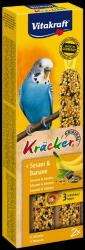 Vitakraft Kracker Dupla Rúd (szezám, banán) - kiegészítő eleség Hullámos papagáj részére (60g)