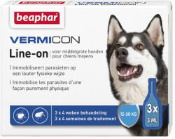 Beaphar Vermicon Line On Medium - Spot On közepes méretű kutyák részére (15-30kg)