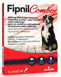 Fipnil Combo Spot On Giant XL Dog 40-60kg 3x4, 02ml