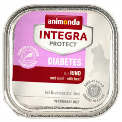 Animonda Integra Protect Diabetes Cat marha 100g - nedvestáp túlsúlyos vagy cukorbeteg macskáknak (86838)