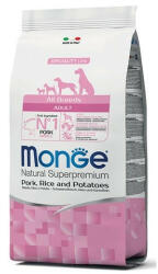 Monge Adult MONOPROTEIN All Breeds sertés-rizs-burgonya száraztáp kutyának 2, 5kg - vetpluspatika