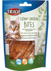 TRIXIE 42742 Premio Catnip Chicken Bits - jutalomfalat csirke, macskamenta 50g - vetpluspatika