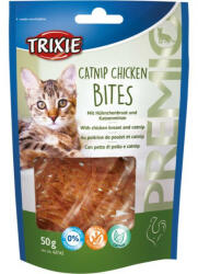 TRIXIE 42742 Premio Catnip Chicken Bits - jutalomfalat csirke, macskamenta 50g