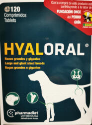 Hyaloral Large tabletta nagy-és óriás testű kutyáknak 120db - vetpluspatika