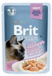 Brit Premium cat gravy with salmon steril 85g