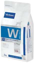Virbac HPM Dog Weight Loss & Diabetes W1 gyógytáp 12kg