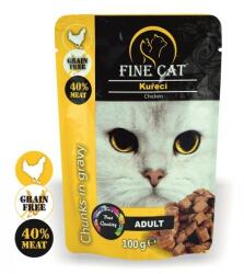  Fine Cat Adult csirkés alutasakos macskaeledel 100g - vetpluspatika