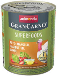 Animonda Adult Superfoods pulyka, mángold, csipkebogyó, lenmagolaj 6x800g (82442)