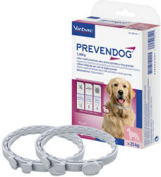 Virbac Prevendog szúnyog és kullancs elleni nyakörv nagy- és óriás testű kutyáknak 2db - vetpluspatika