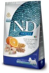 N&D Ocean adult mini cod, spelt, oats & orange (tőkehal, tönköly, zab & narancs) száraz kutyatáp 2, 5kg