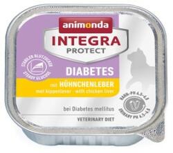 Animonda Integra Protect Diabetes Cat Csirkemáj 100g - nedvestáp túlsúlyos vagy cukorbeteg macskáknak (86693)